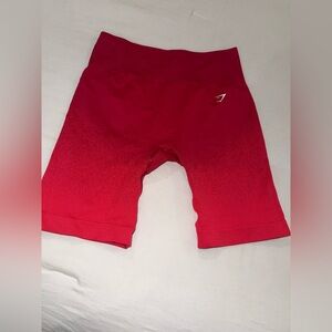 Gymshark Women's Vibrant Red Bike Shorts